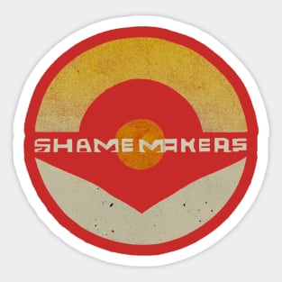 Red Sun Shame Sticker